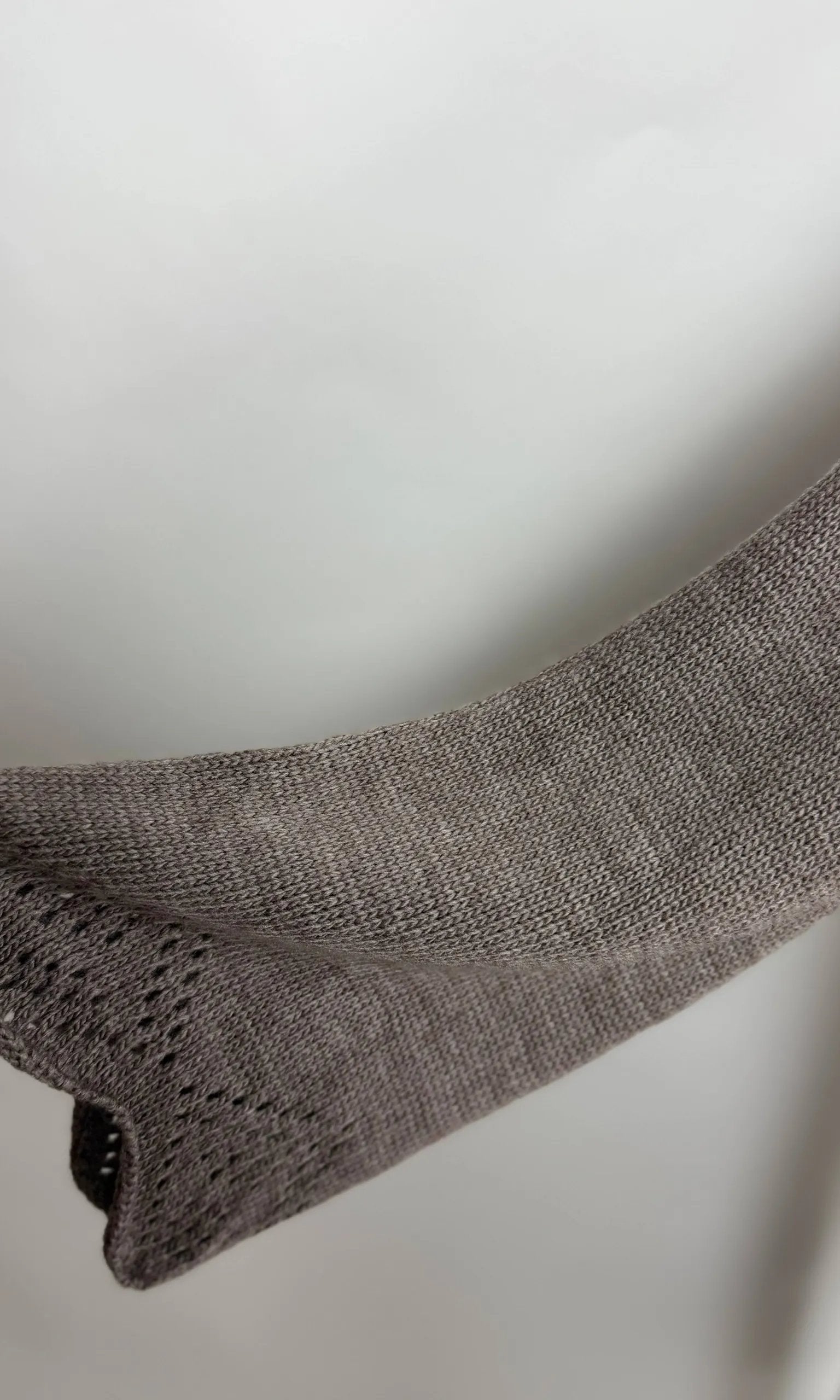 maxi-strickkleid aus acryl, frontansicht