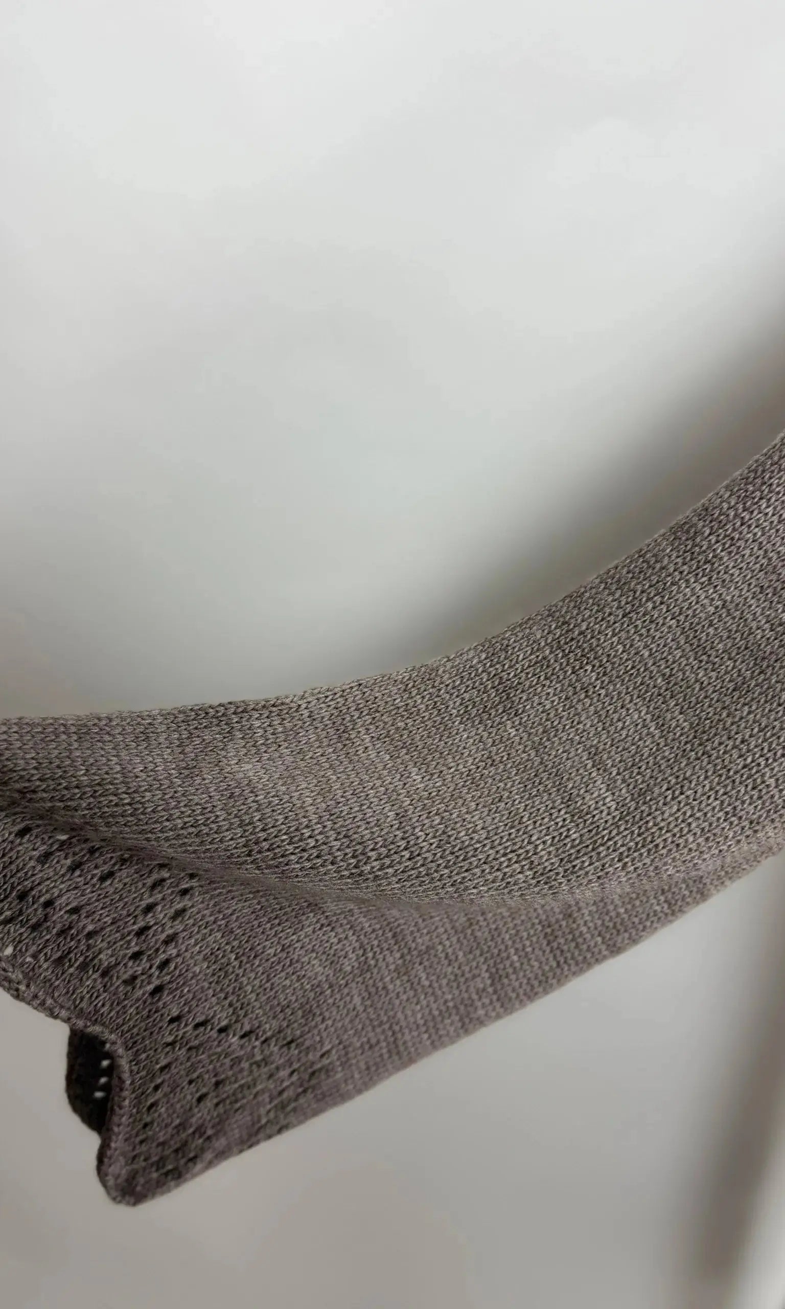 maxi-strickkleid aus acryl, frontansicht