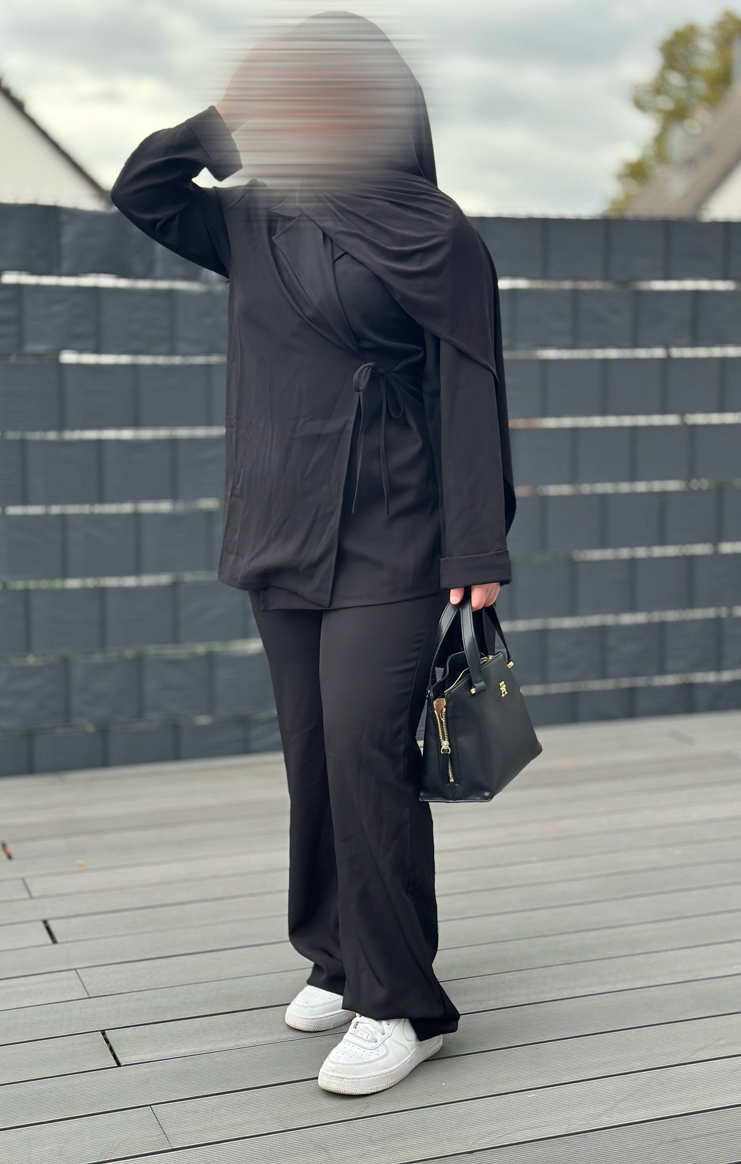 blazer & hose zweiteiler polyester und viscose langärmlig frontansicht