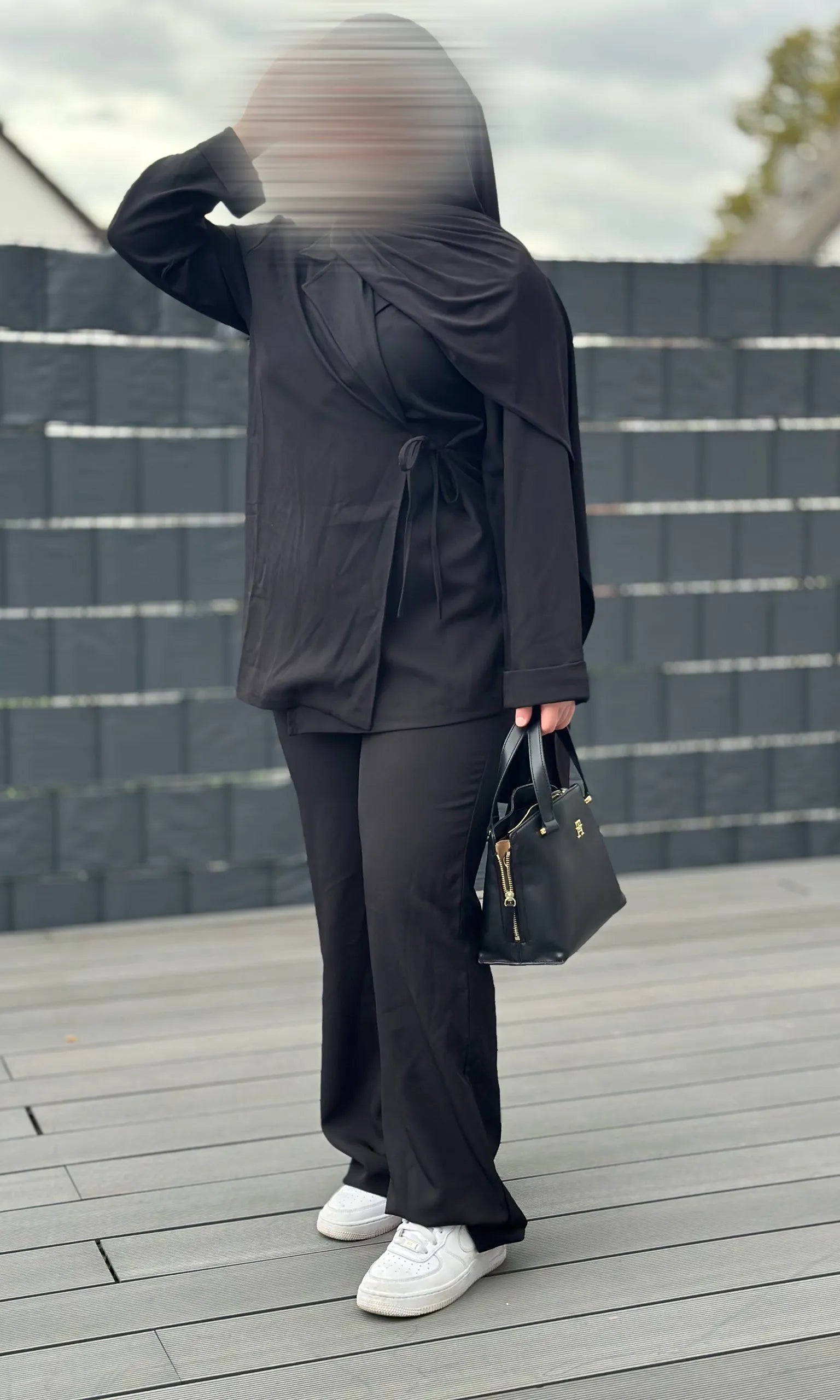 blazer & hose zweiteiler polyester und viscose langärmlig frontansicht