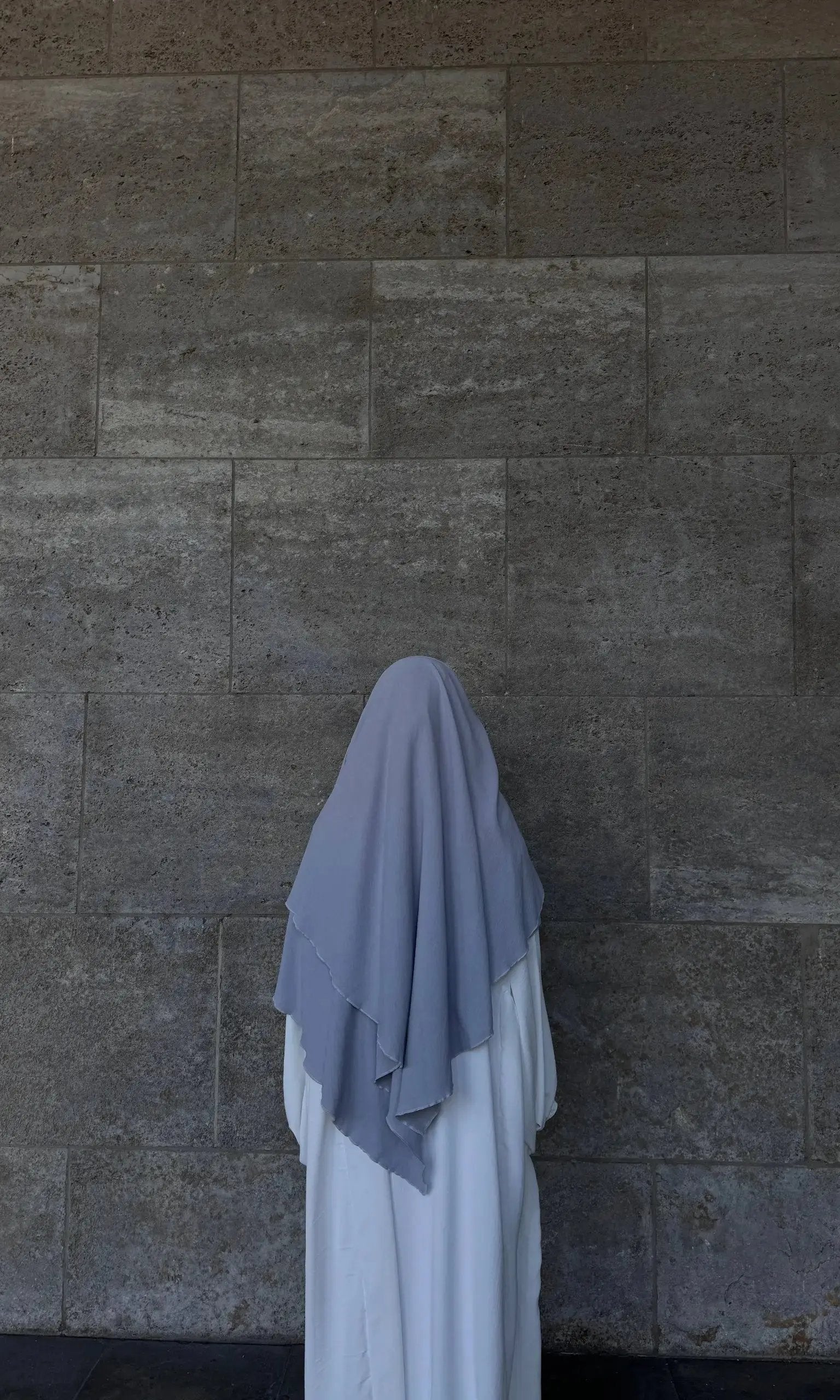 Zweilagiger Khimar aus Jazz - Produktansicht