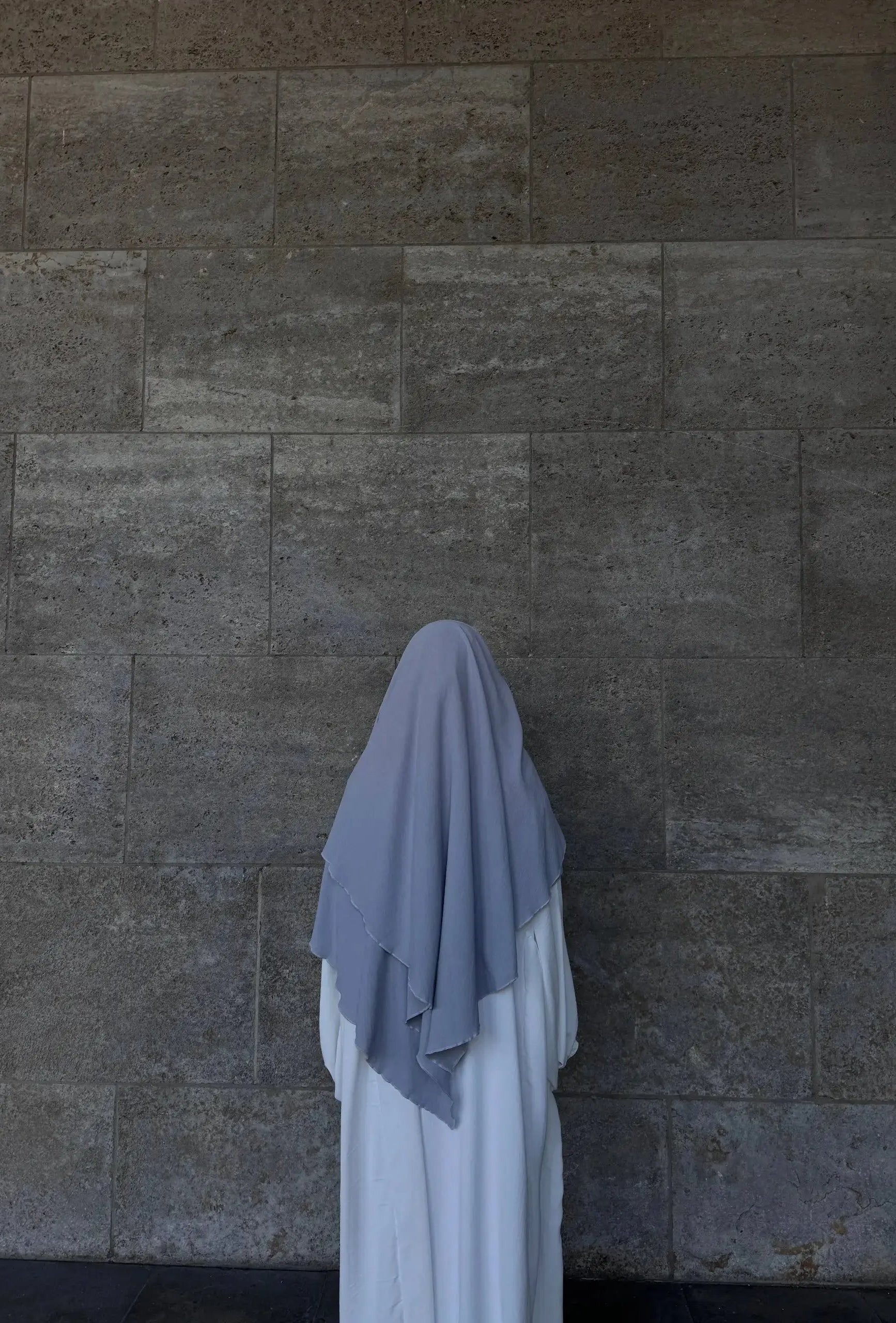 Zweilagiger Khimar aus Jazz - Produktansicht