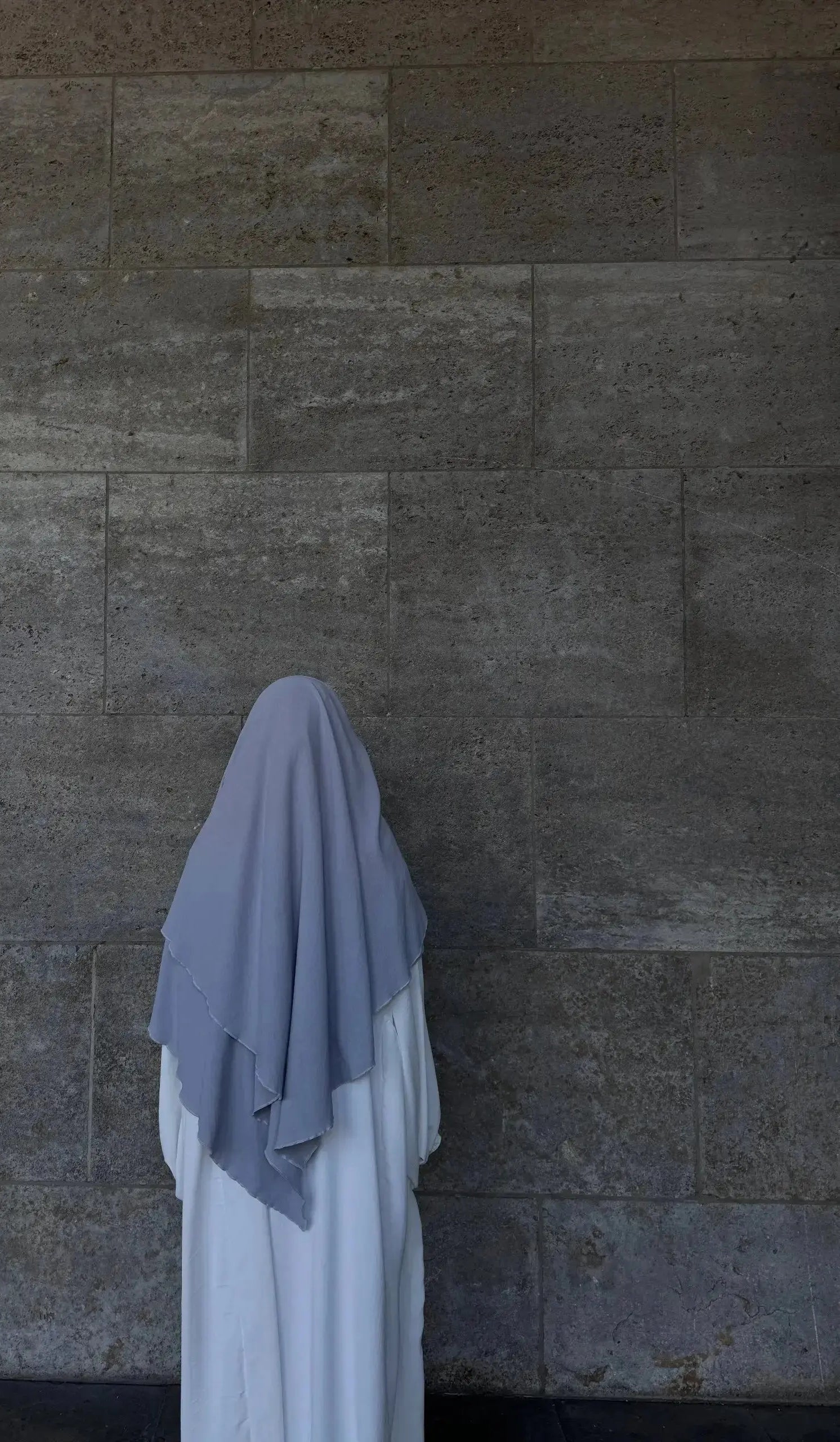 Zweilagiger Khimar aus Jazz - Produktansicht