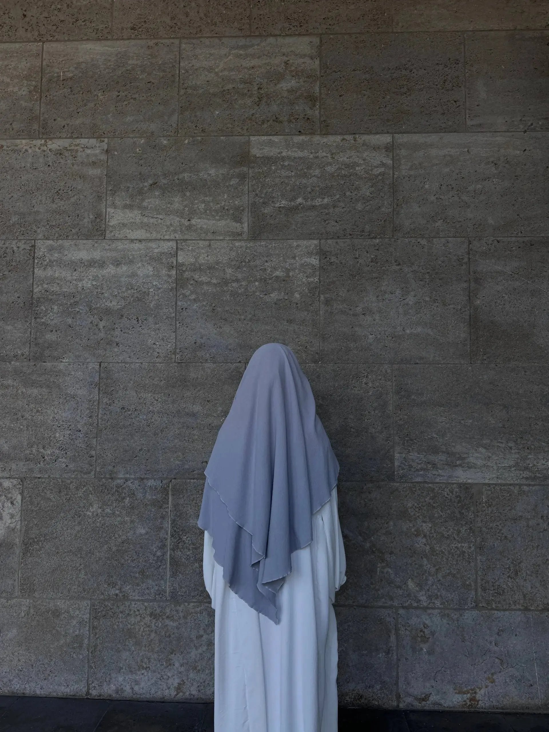 Zweilagiger Khimar aus Jazz - Produktansicht