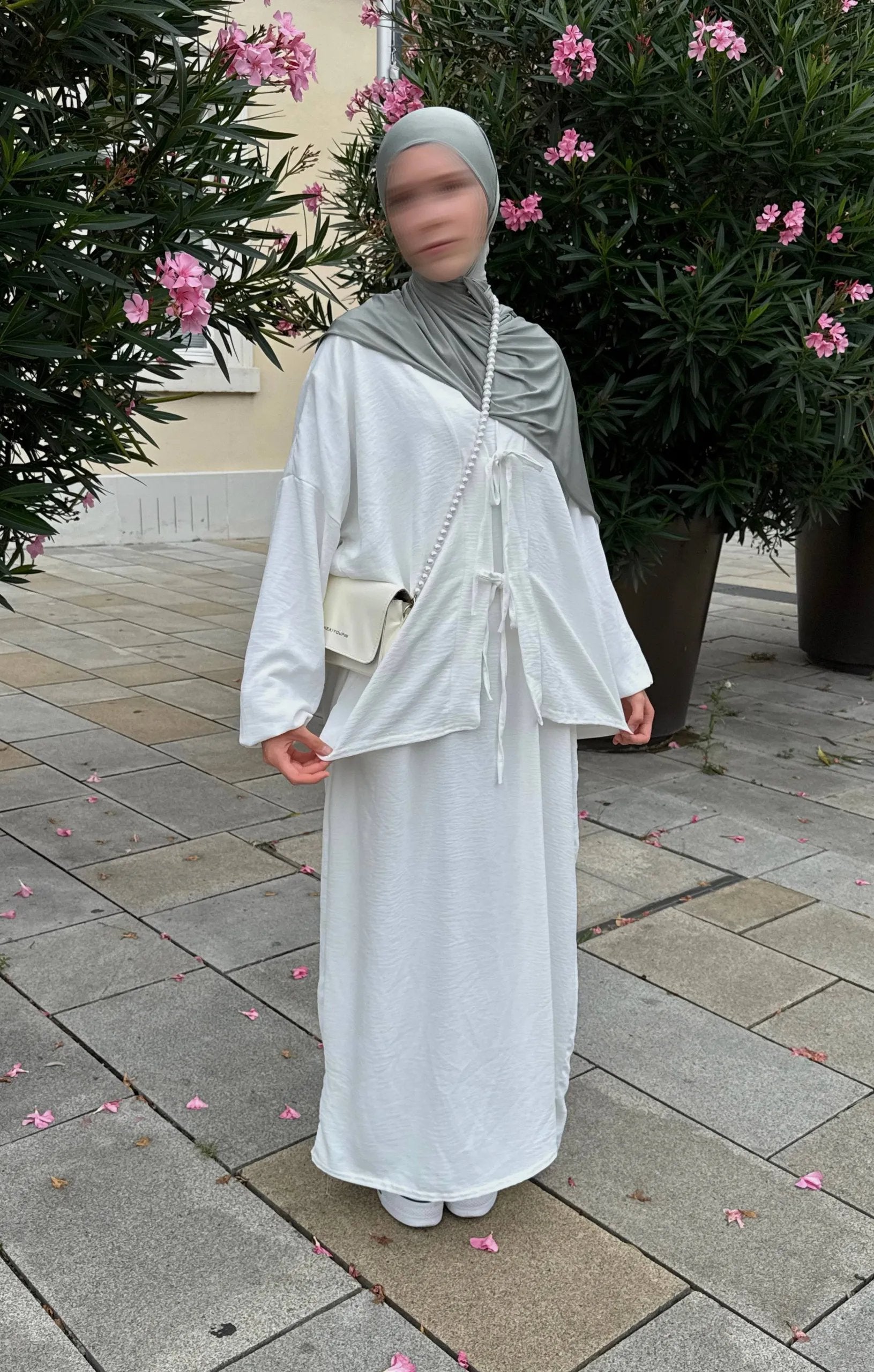 Schleifenset mit Unterkleid 95% Jazz, 5% Elasthan zweiteiliges Set – Unterkleid + Oberteil front