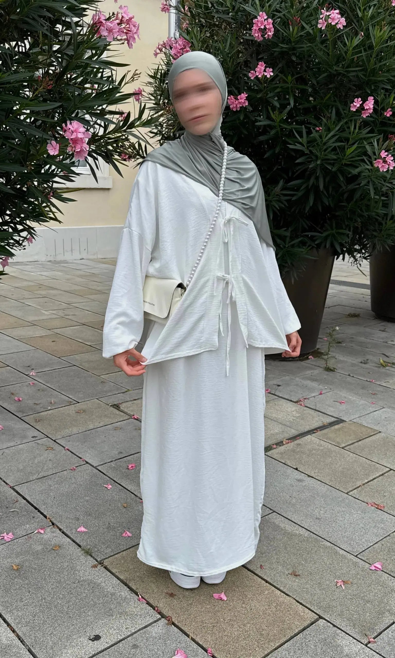 Schleifenset mit Unterkleid 95% Jazz, 5% Elasthan zweiteiliges Set – Unterkleid + Oberteil front