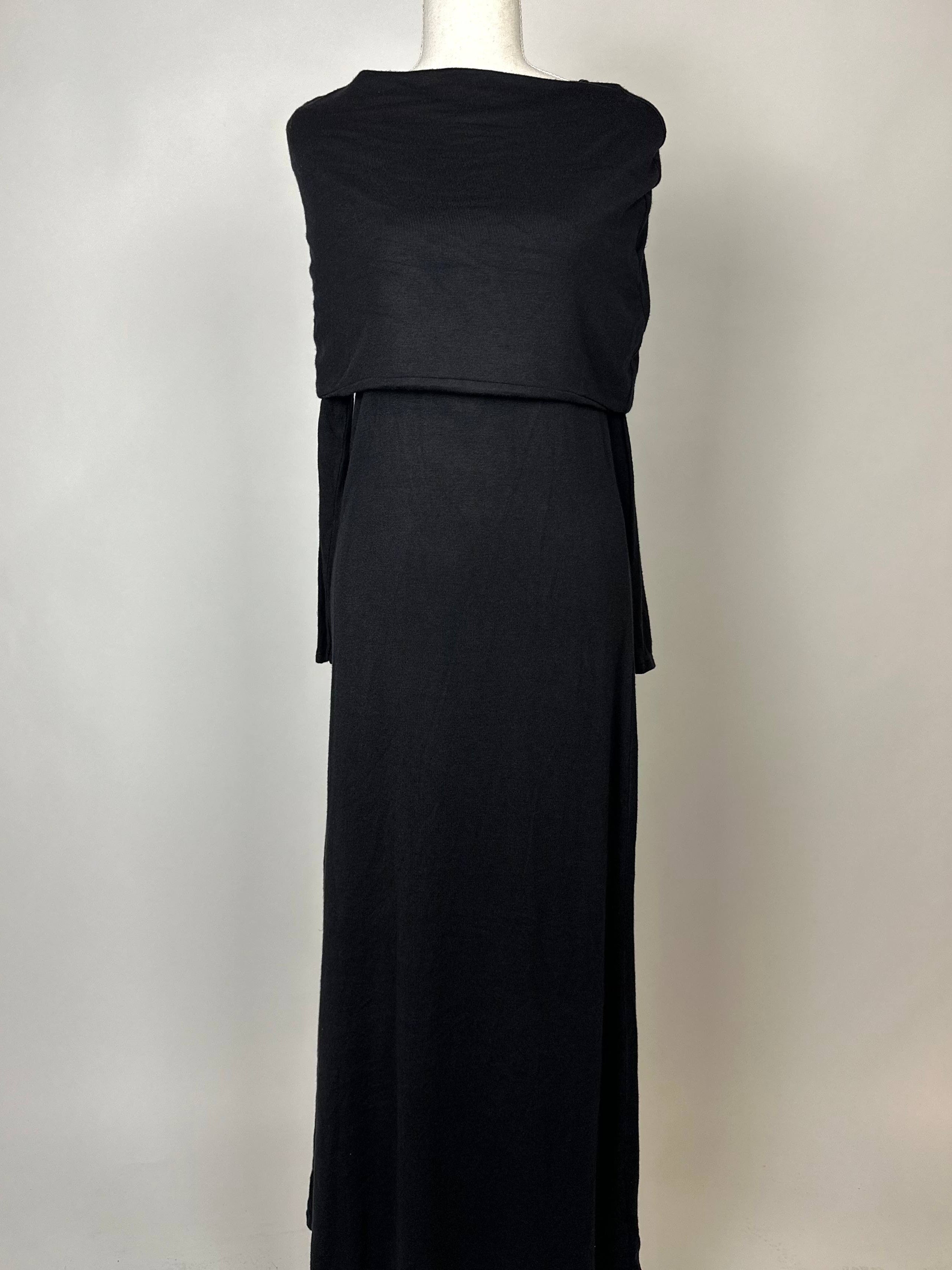 langes baumwollkleid, ca. 135 cm, figurbetonte silhouette, produktansicht
