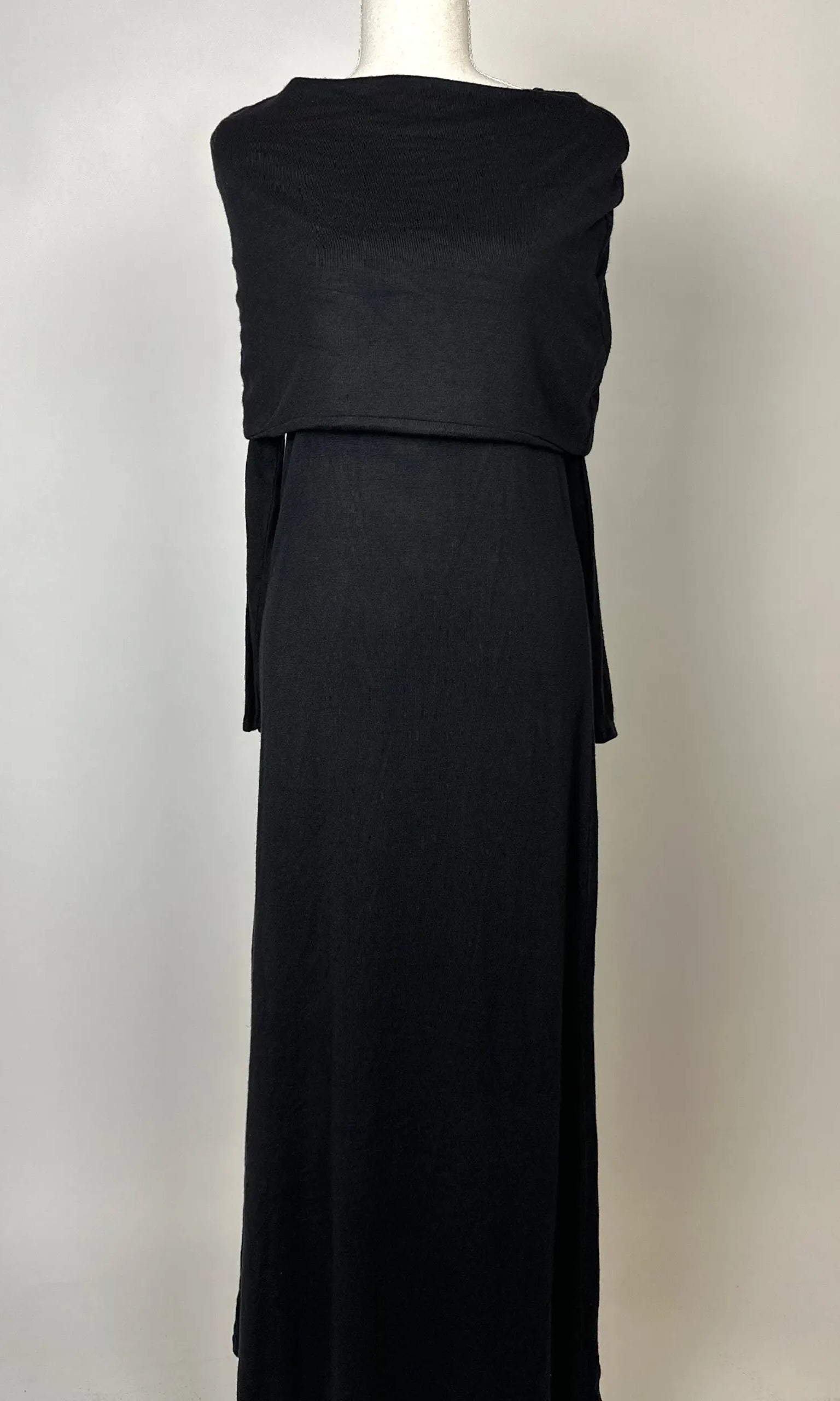 langes baumwollkleid, ca. 135 cm, figurbetonte silhouette, produktansicht