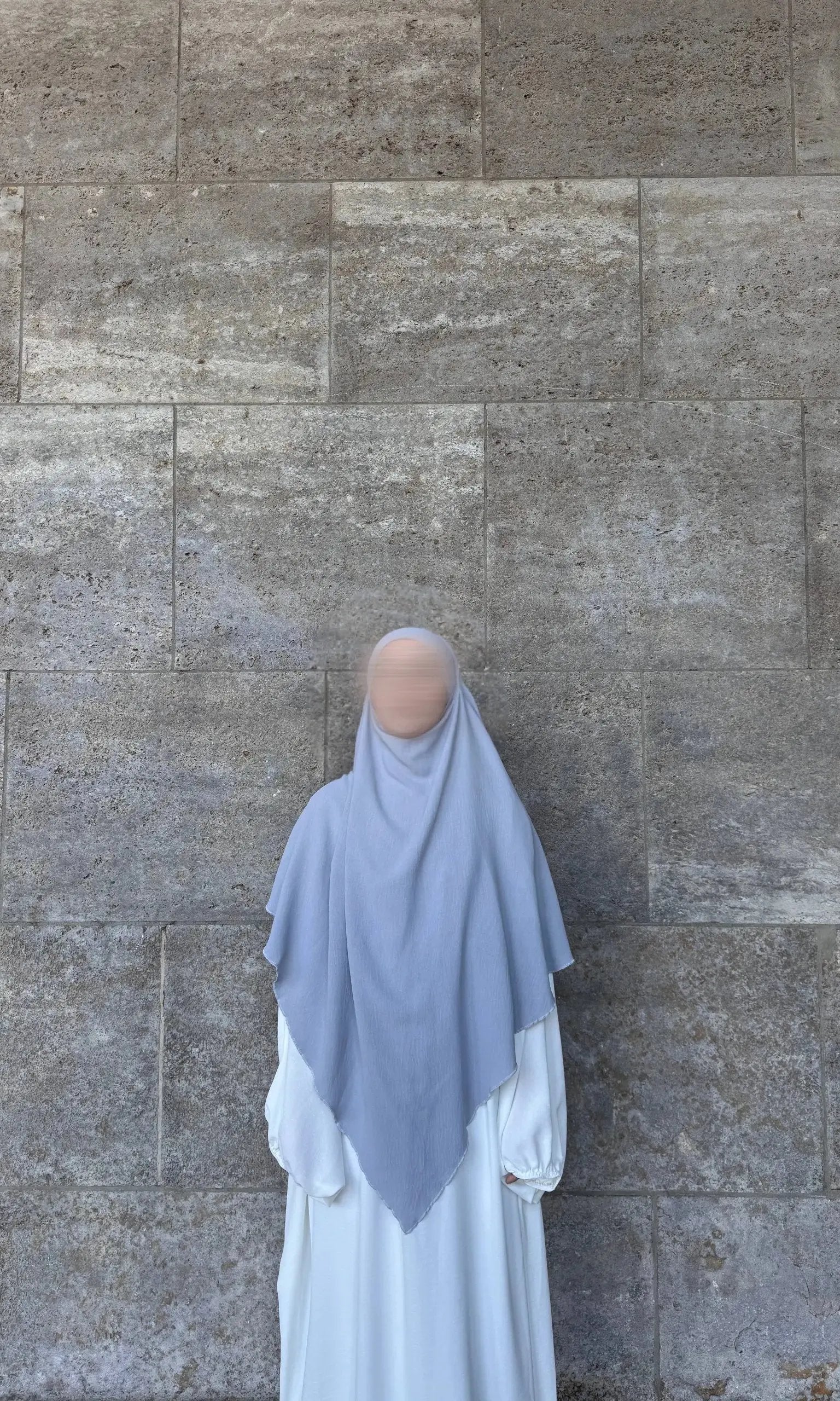 Zweilagiger Khimar aus Jazz - Produktansicht