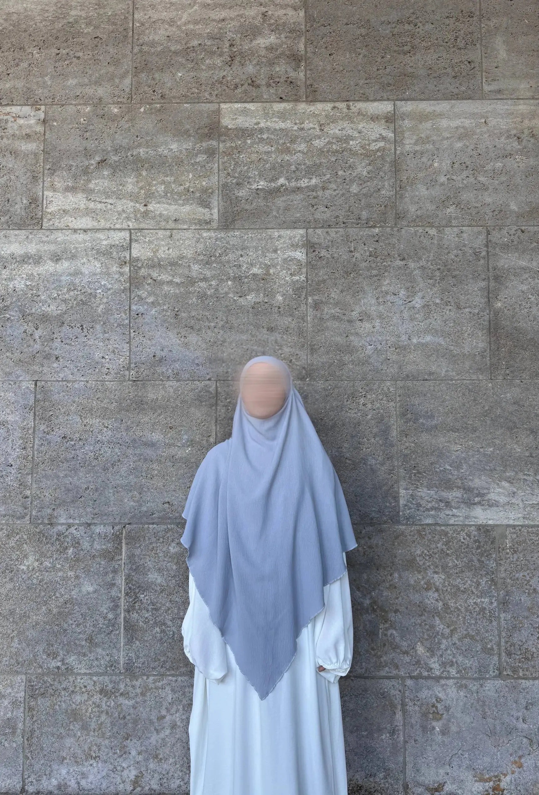 Zweilagiger Khimar aus Jazz - Produktansicht