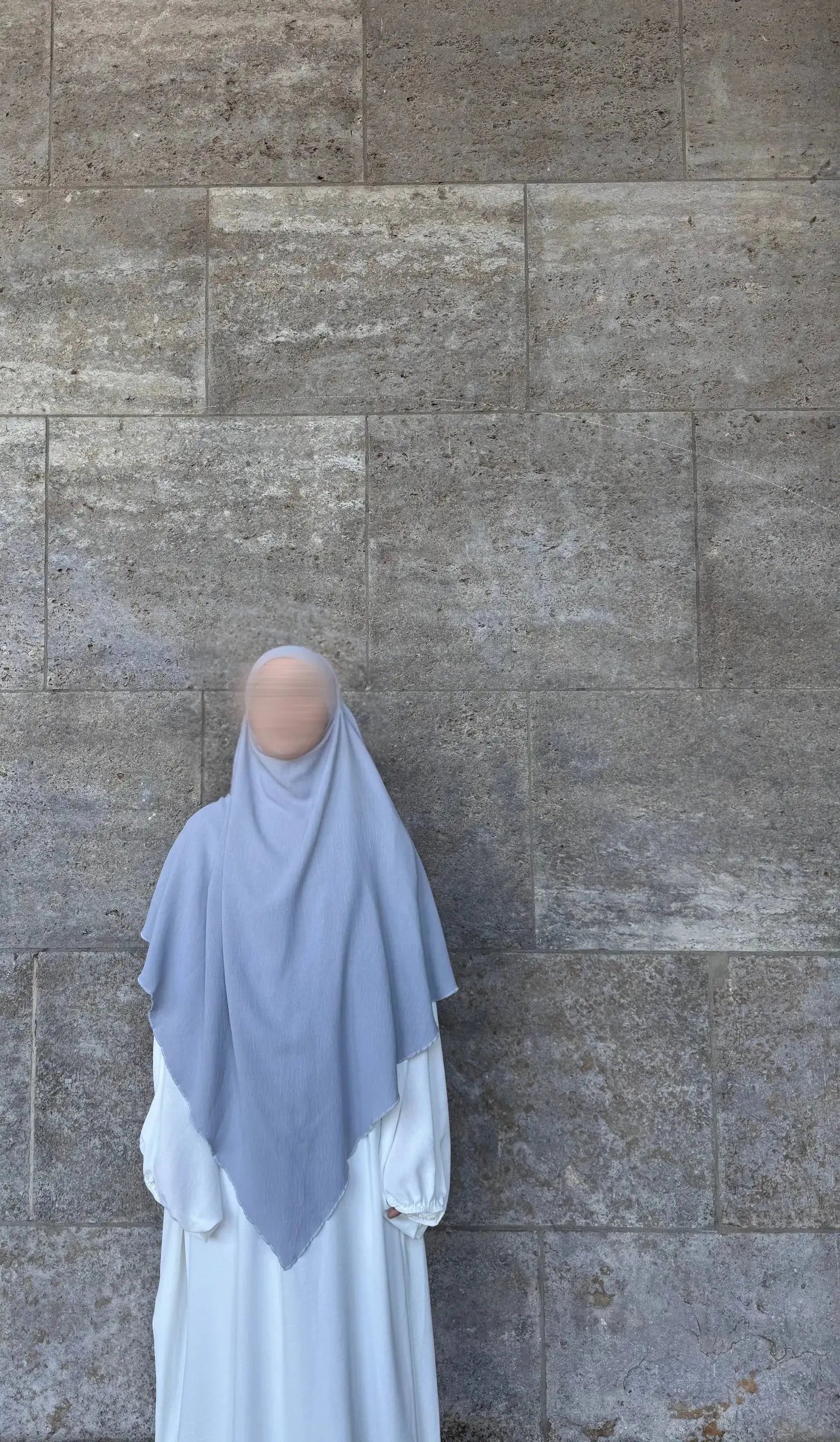 Zweilagiger Khimar aus Jazz - Produktansicht