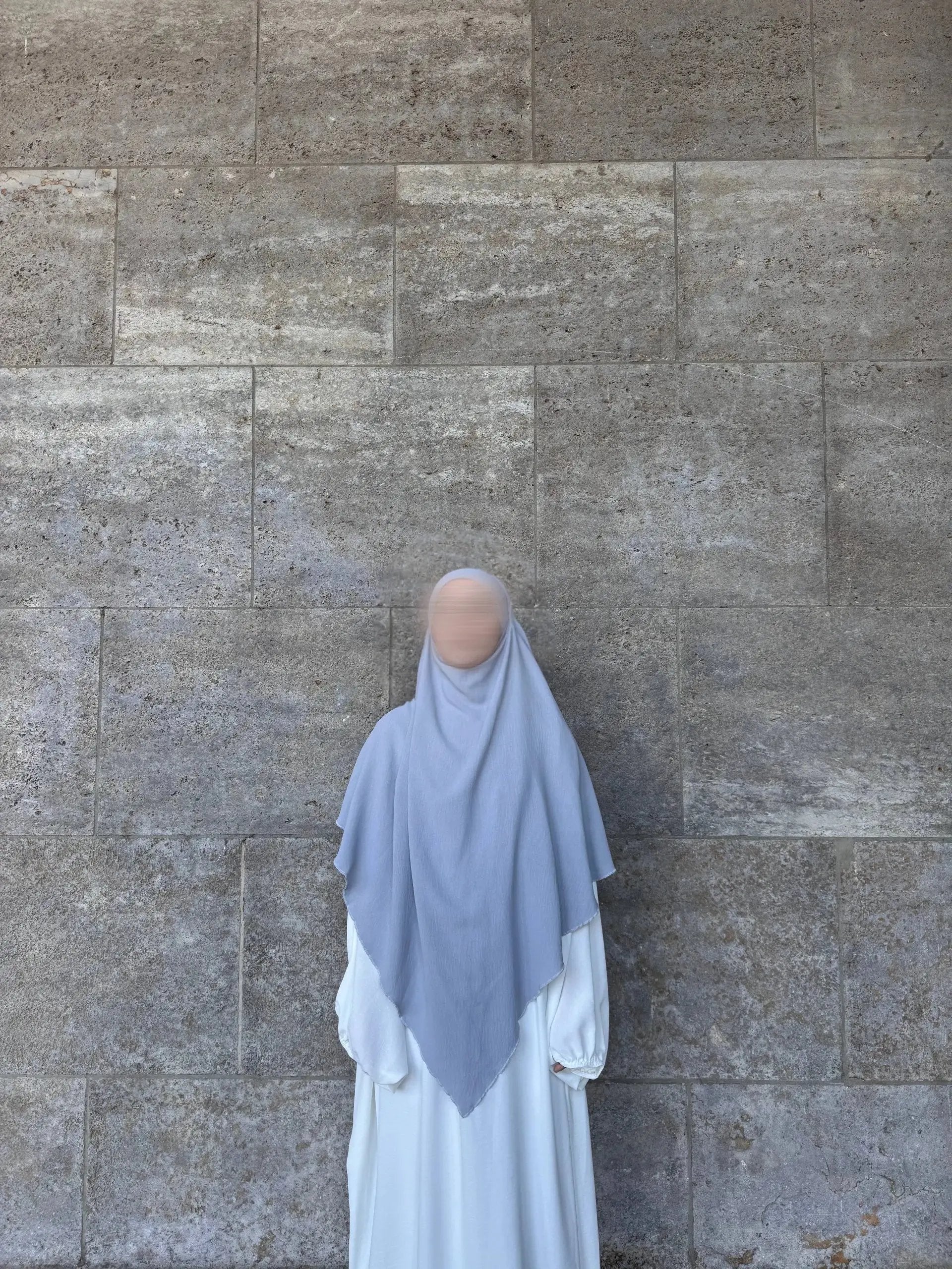 Zweilagiger Khimar aus Jazz - Produktansicht