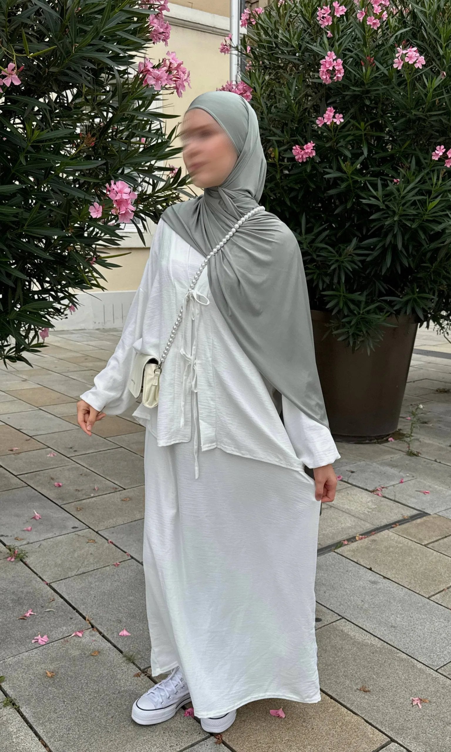 schleifenset mit unterkleid, 95% jazz, 5% elasthan, zweiteiliges set, elastisch, einheitsgröße 36–46, frontansicht