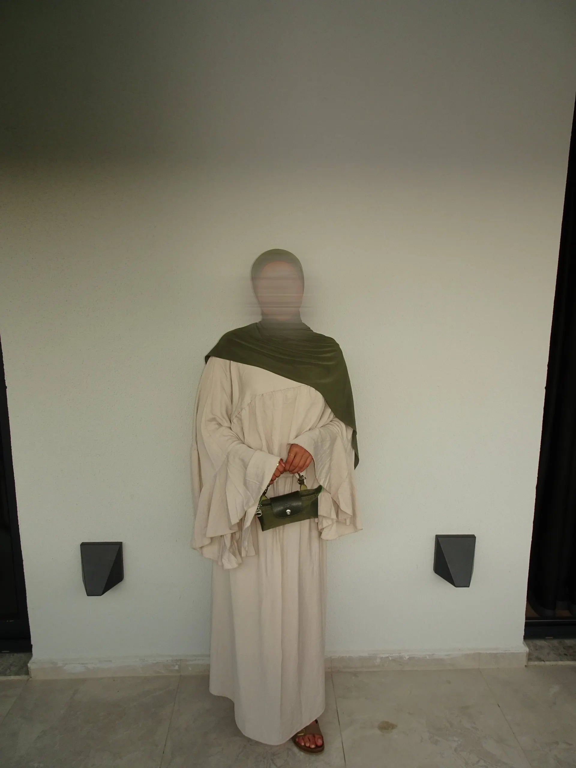 zweiteiler Liya in viskose/polyester, fließender fall, oberteil ca. 60 cm, rock ca. 100 cm, einheitsgröße 34–46, frontansicht