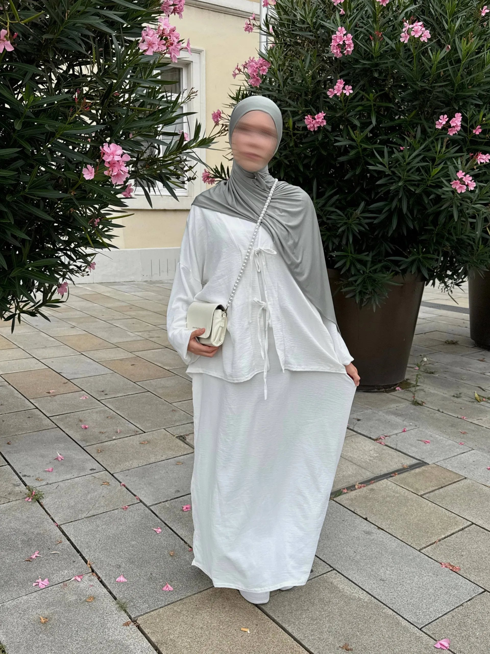 schleifenset mit unterkleid 95% jazz, 5% elasthan zweiteiliges set, elastisch frontansicht