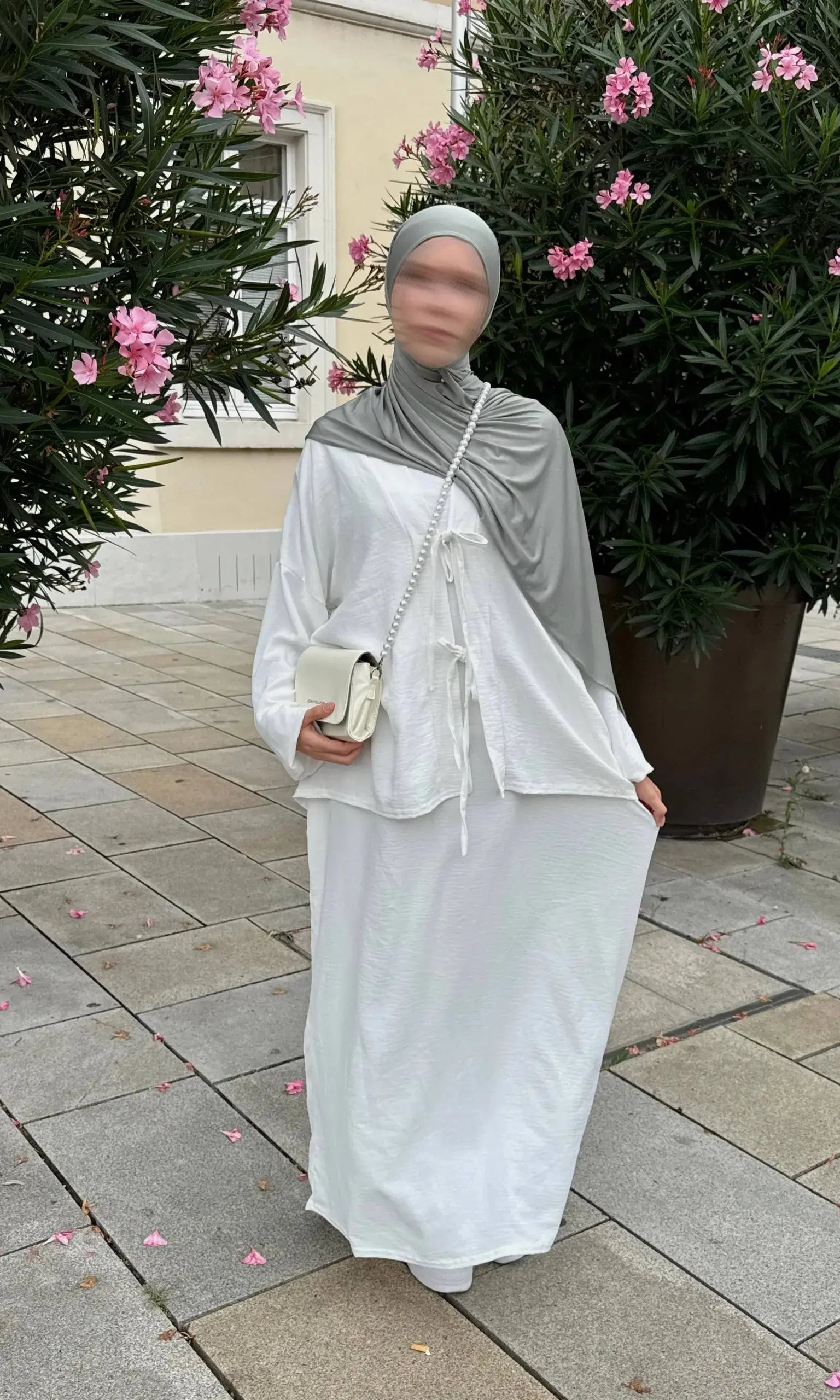 schleifenset mit unterkleid 95% jazz, 5% elasthan zweiteiliges set, elastisch frontansicht