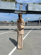 cord-set mit langem oberteil (87 cm) und hose (100 cm), viskose-mix, leicht elastisch, herbst/winter