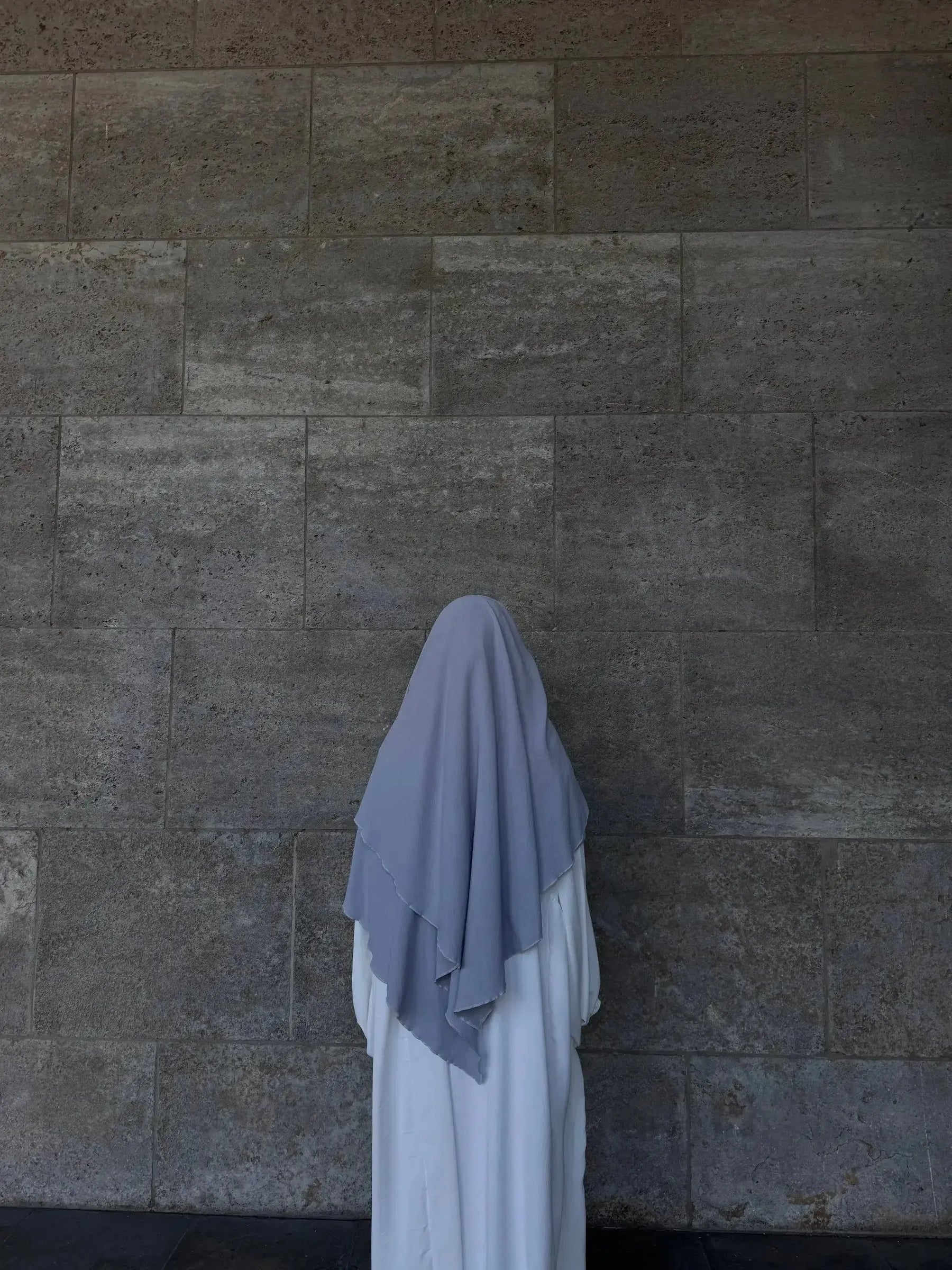 Zweilagiger Khimar aus Jazz - Produktansicht