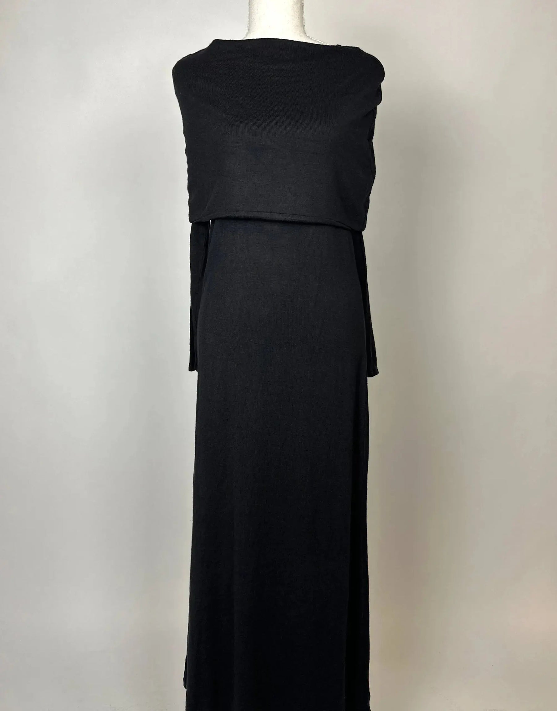langes baumwollkleid, ca. 135 cm, figurbetonte silhouette, produktansicht