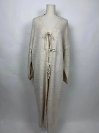 strickcardigan aus 100% acryl, länge 1,25 m, einheitsgröße 34–44