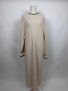 1,35 m langes strickkleid aus acryl