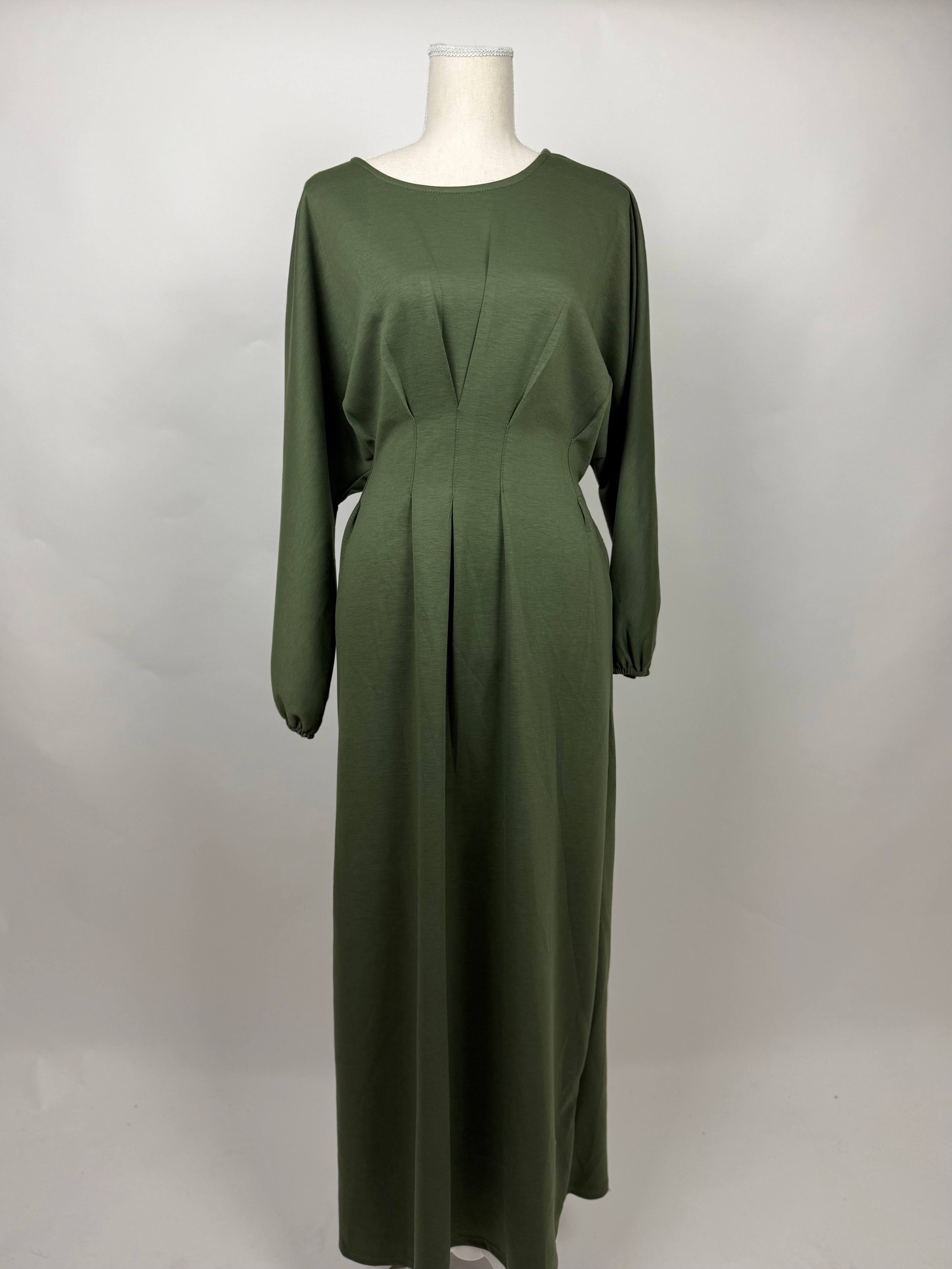 maxilanges sweatkleid aus polyester-viskose mit elastan, länge ca. 1,40 m