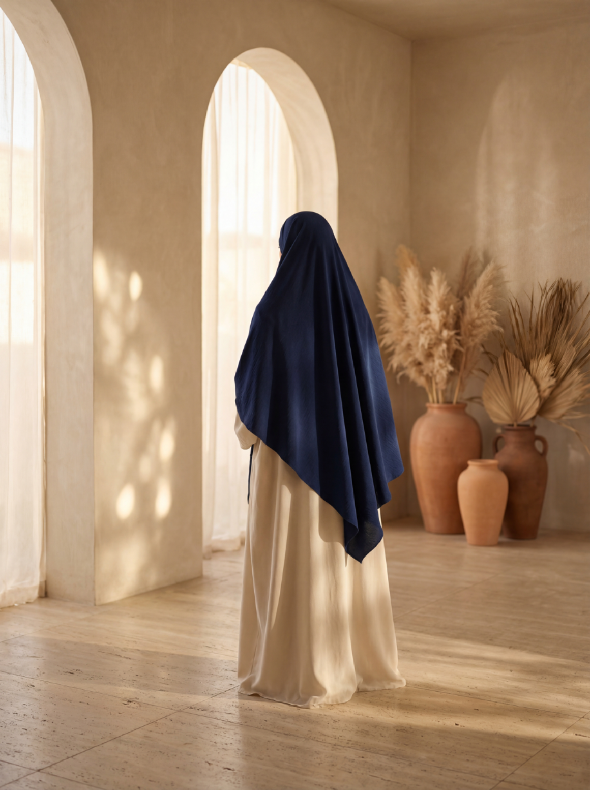 Enlagig Khimar av Jazz-stoff