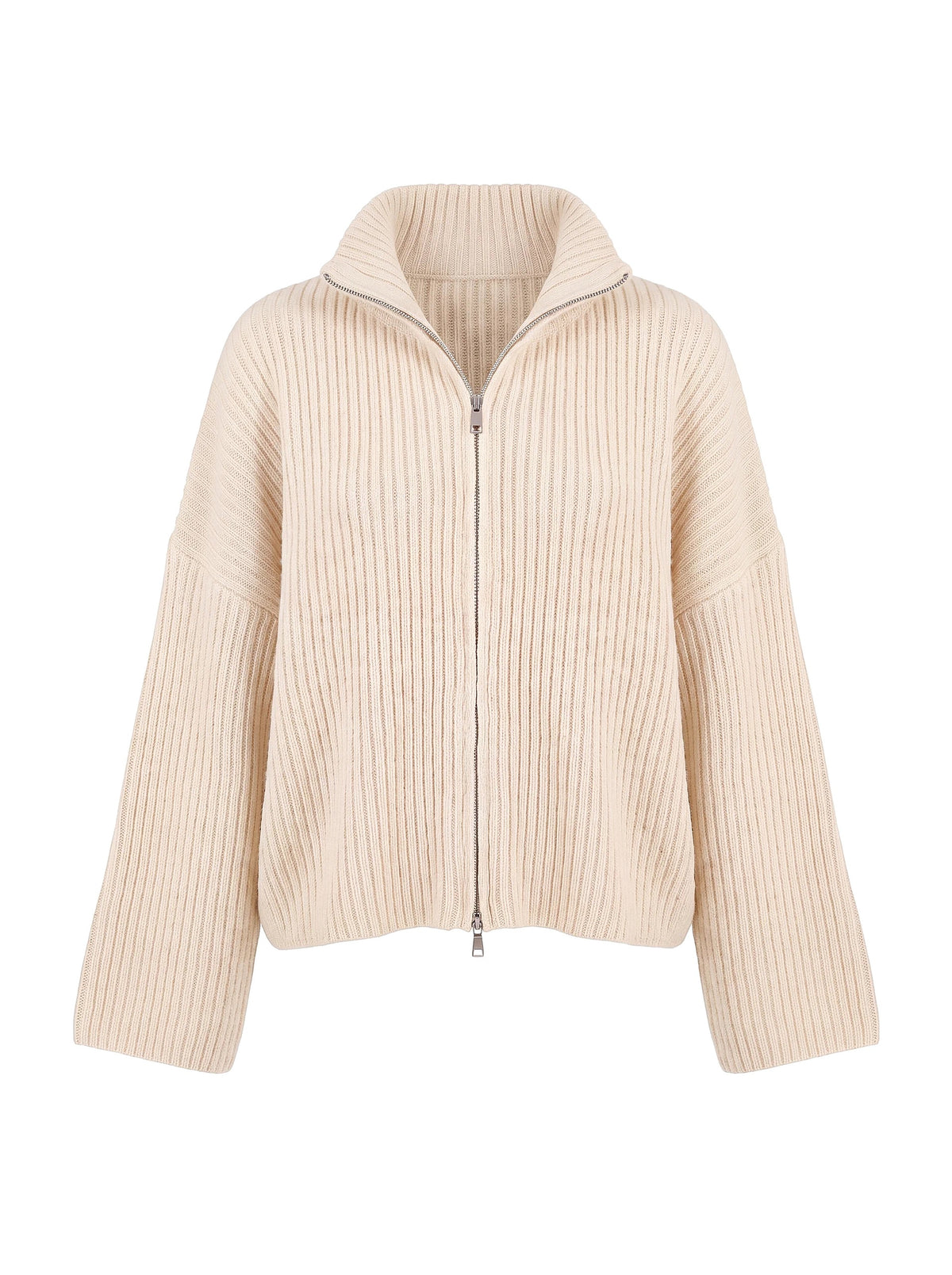 Zipper Pulli mit Kragen