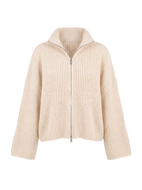 Zipper Pulli mit Kragen
