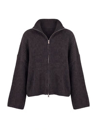Zipper Pulli mit Kragen