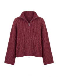 Zipper Pulli mit Kragen