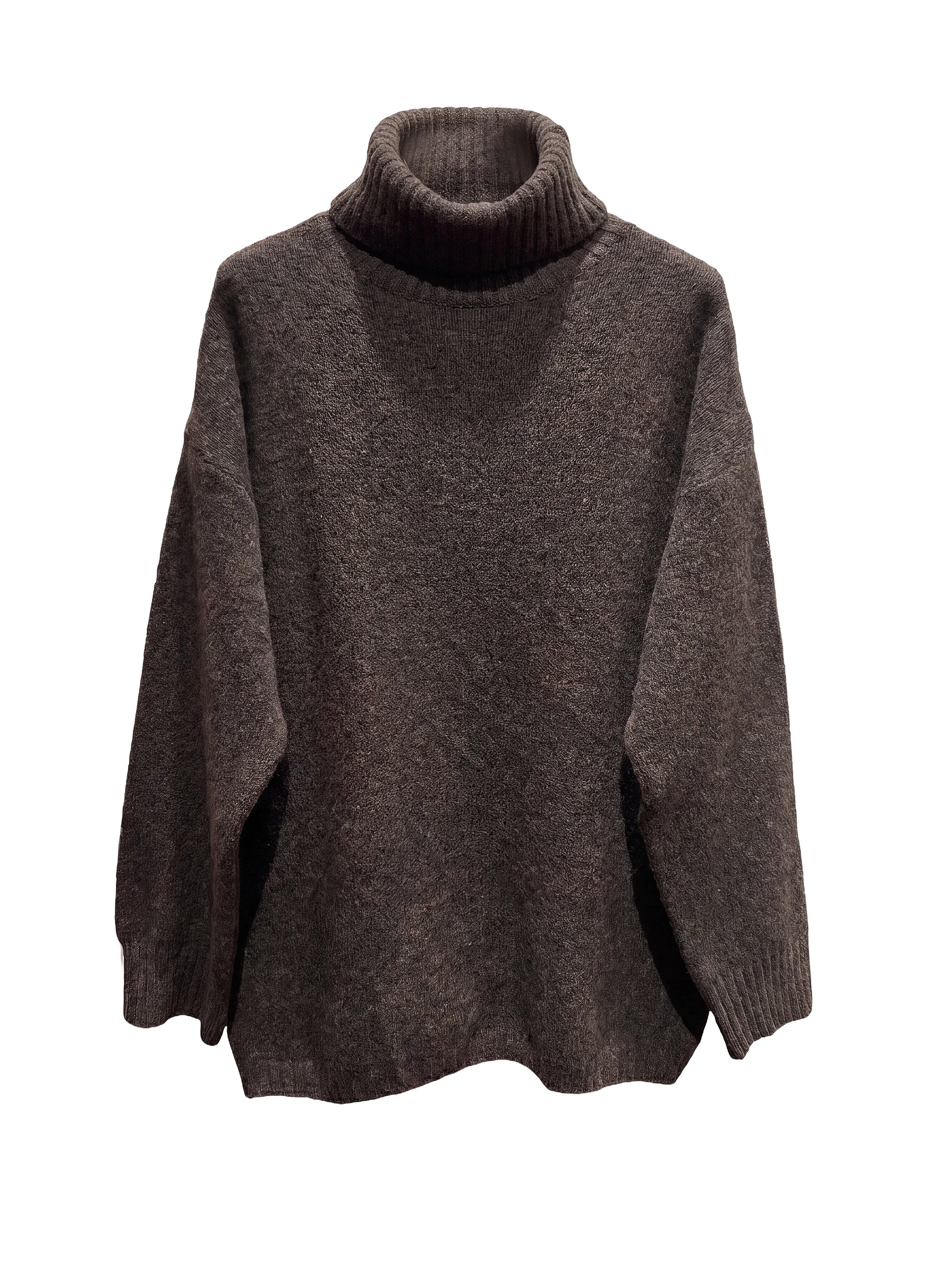 Wollpulli mit Kragen