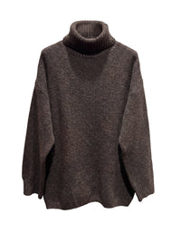 Wollpulli mit Kragen