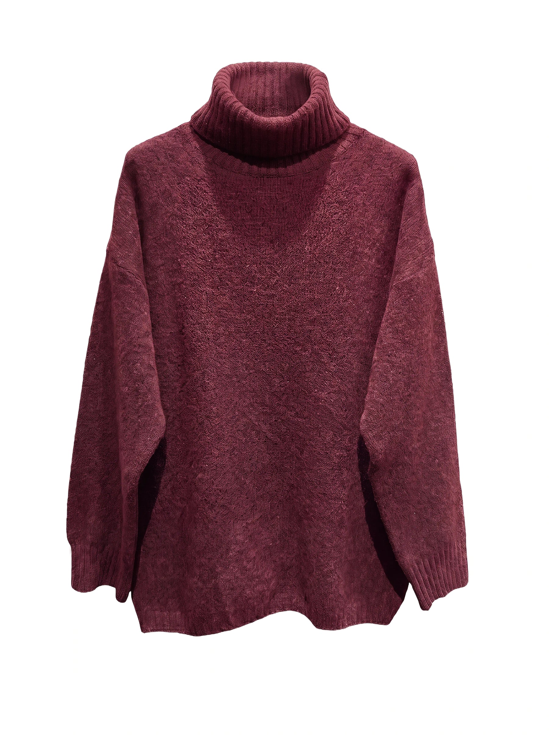 Wollpulli mit Kragen