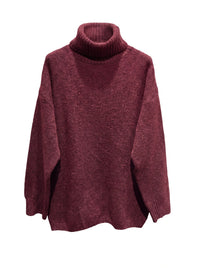 Wollpulli mit Kragen