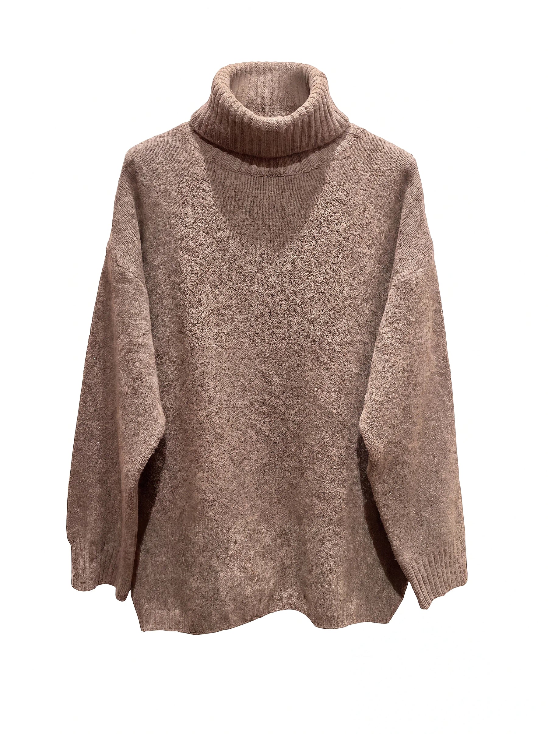 Wollpulli mit Kragen