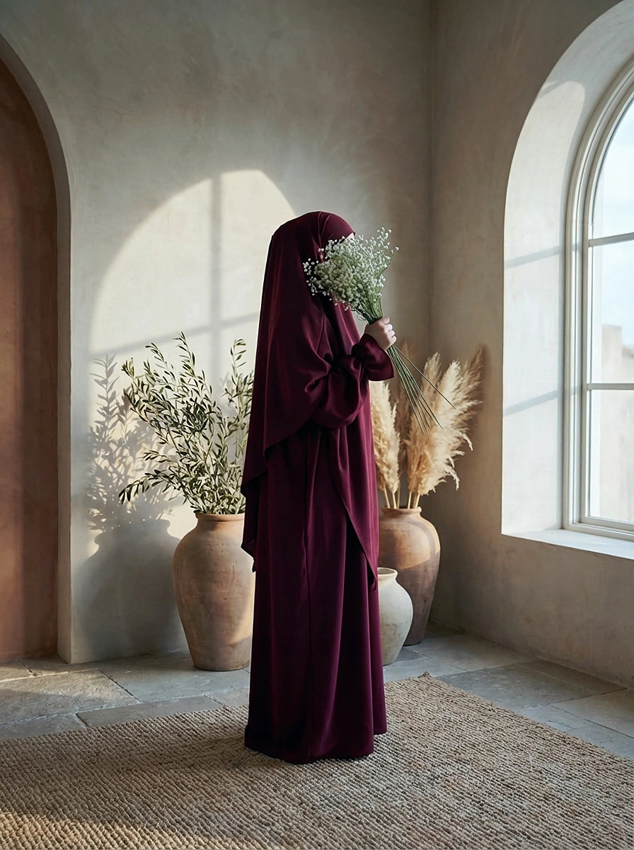 Abaya and Khimar Set