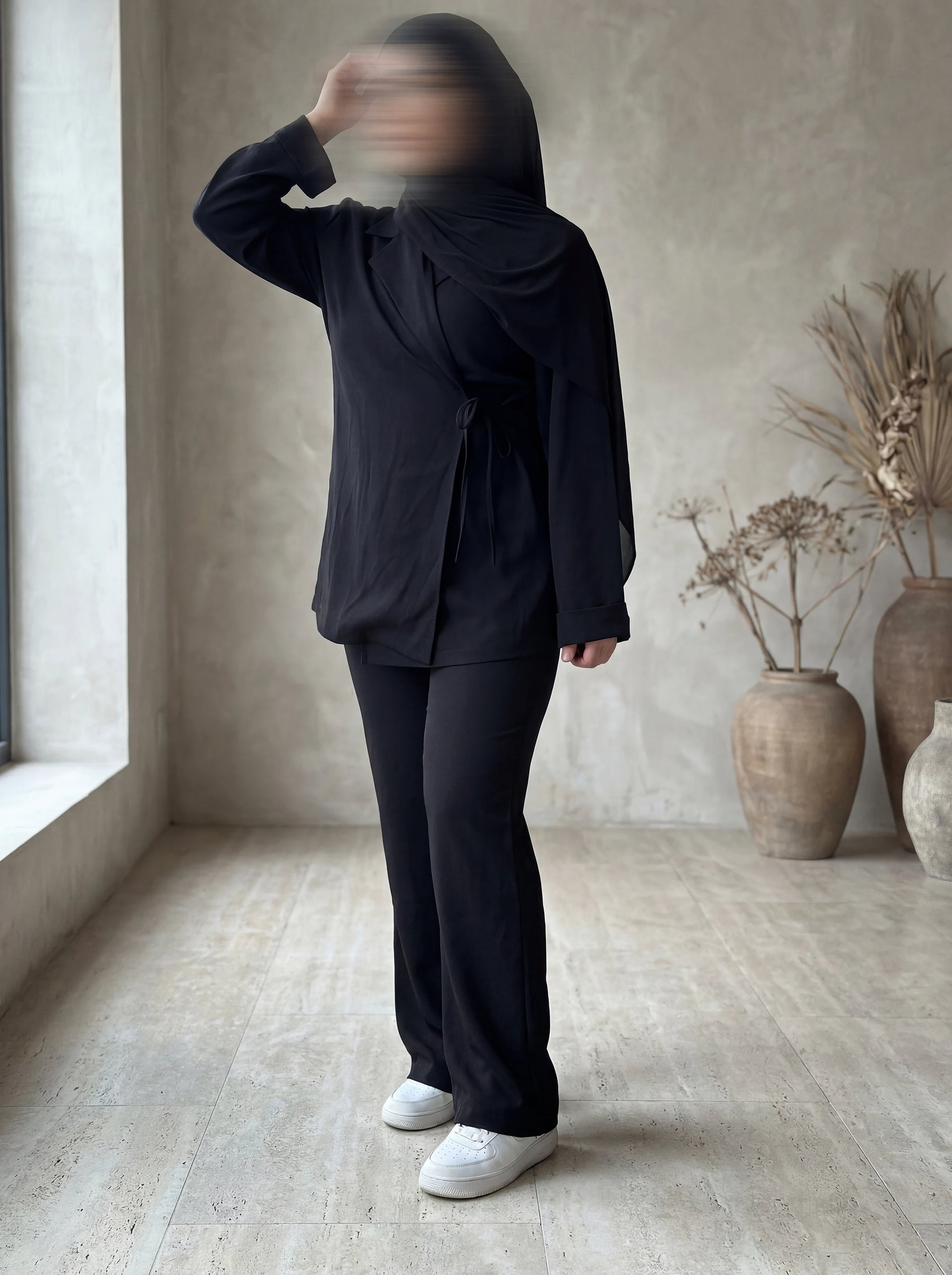 blazer & hose zweiteiler polyester und viscose langärmlig frontansicht