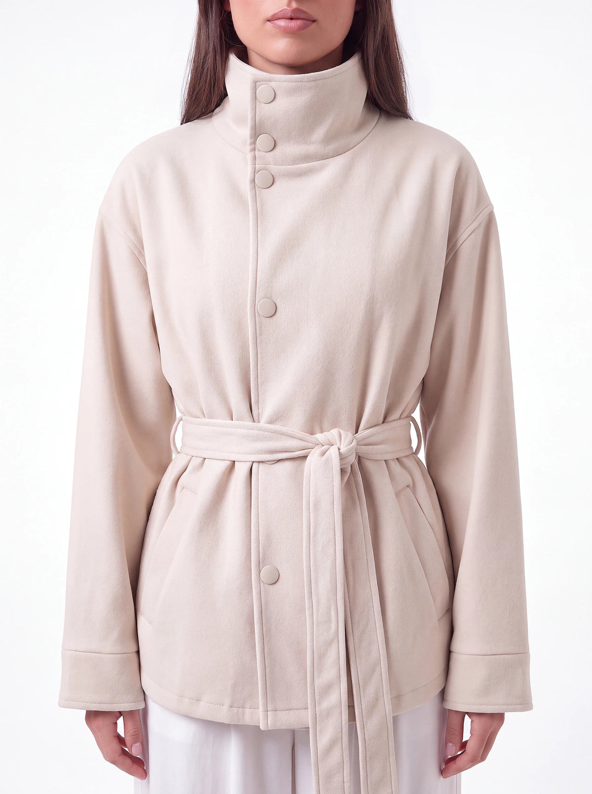 Velours Jacke