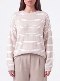 Gestreifter Pullover