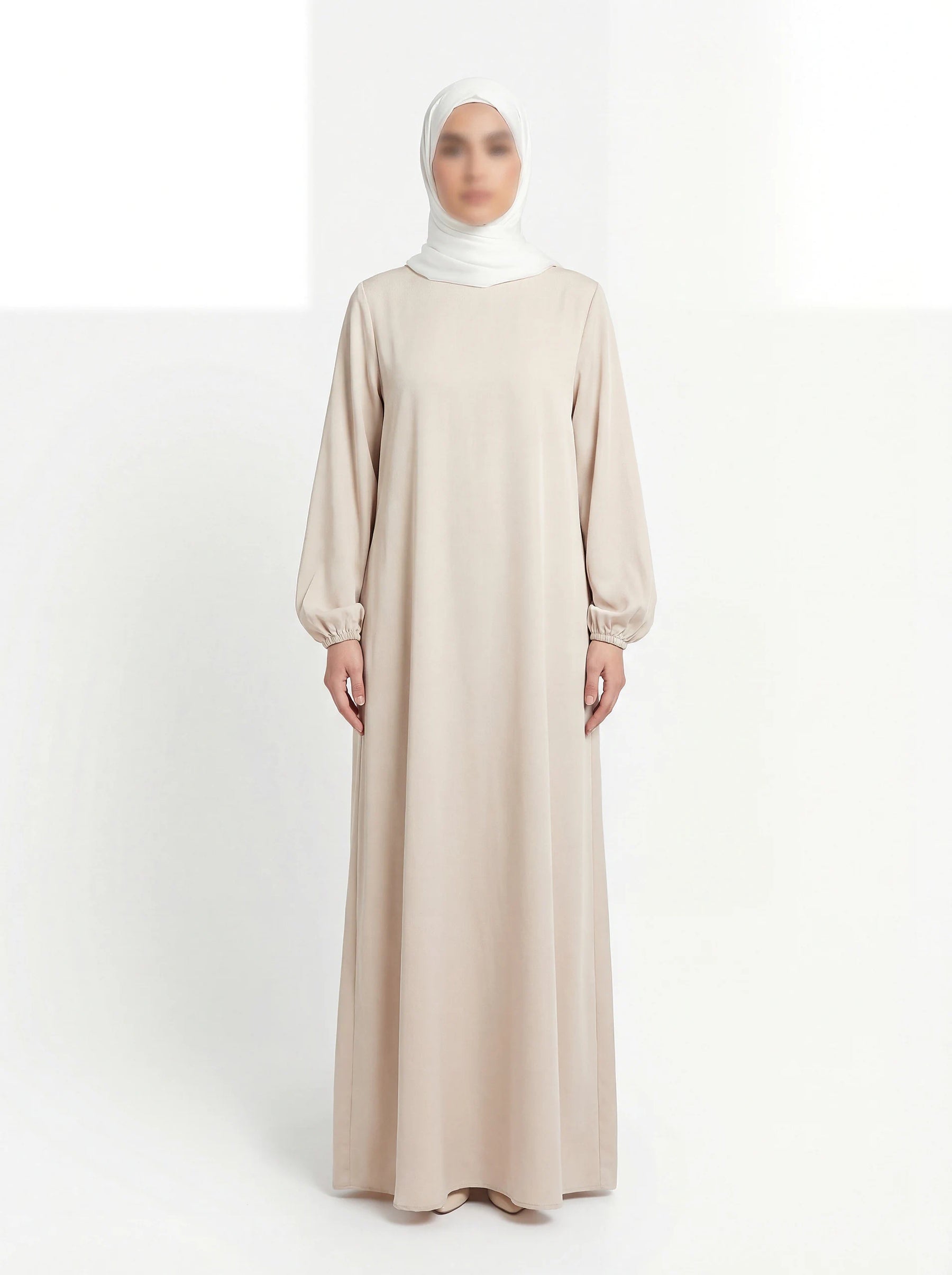 Abaya Medina ballonærmer