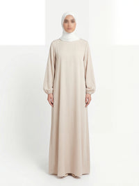 Abaya Medina ballonærmer