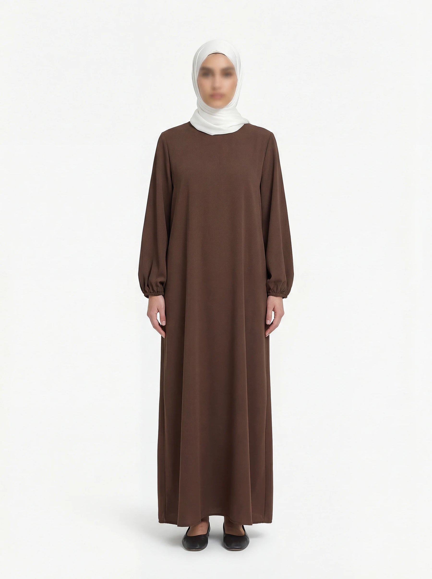 Abaya Medina ballonærmer