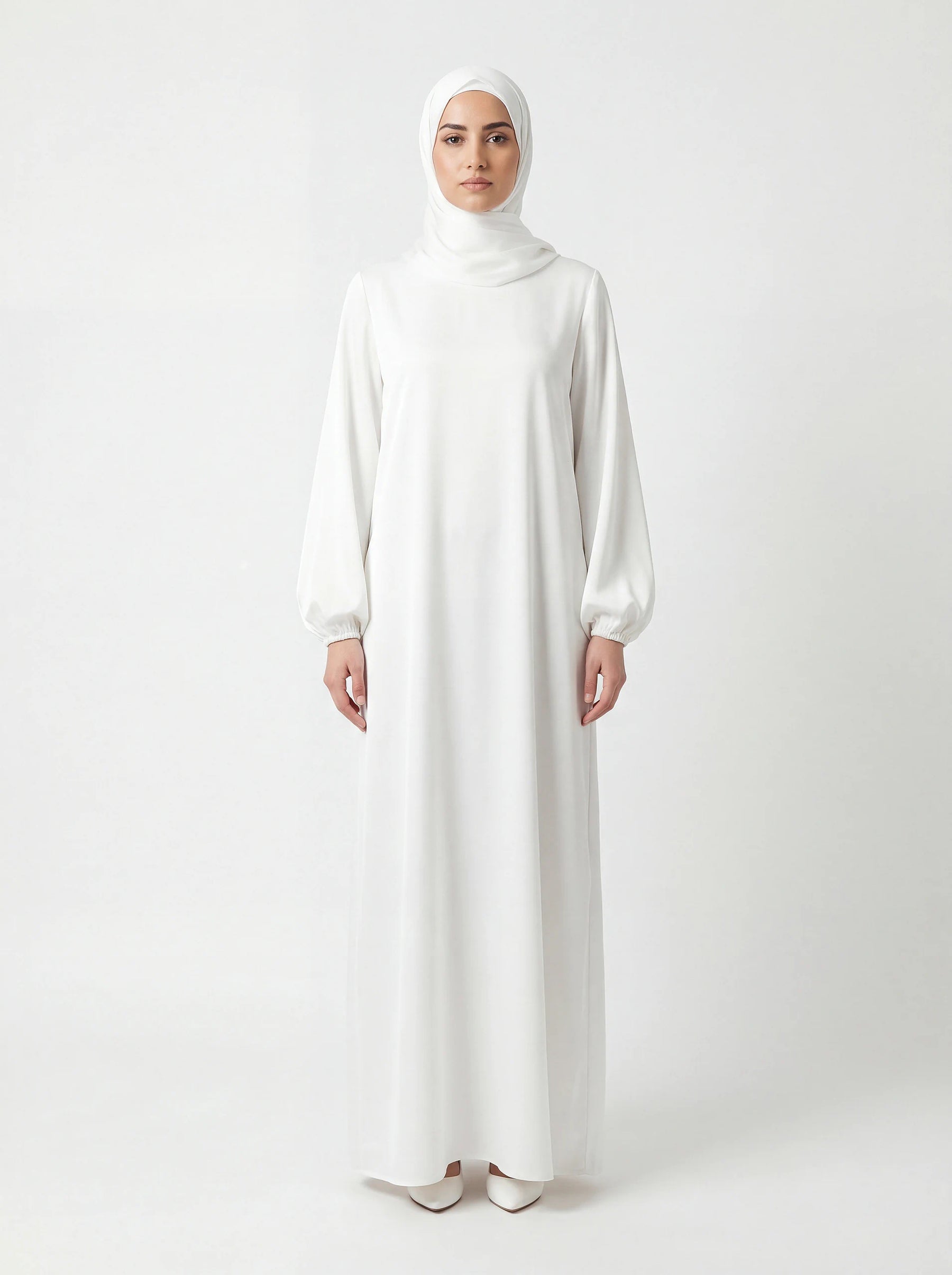 Abaya Medina ballonærmer