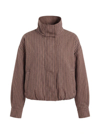 Karierte Jacke