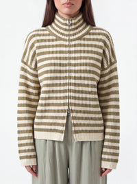 Gestreifter Zipper