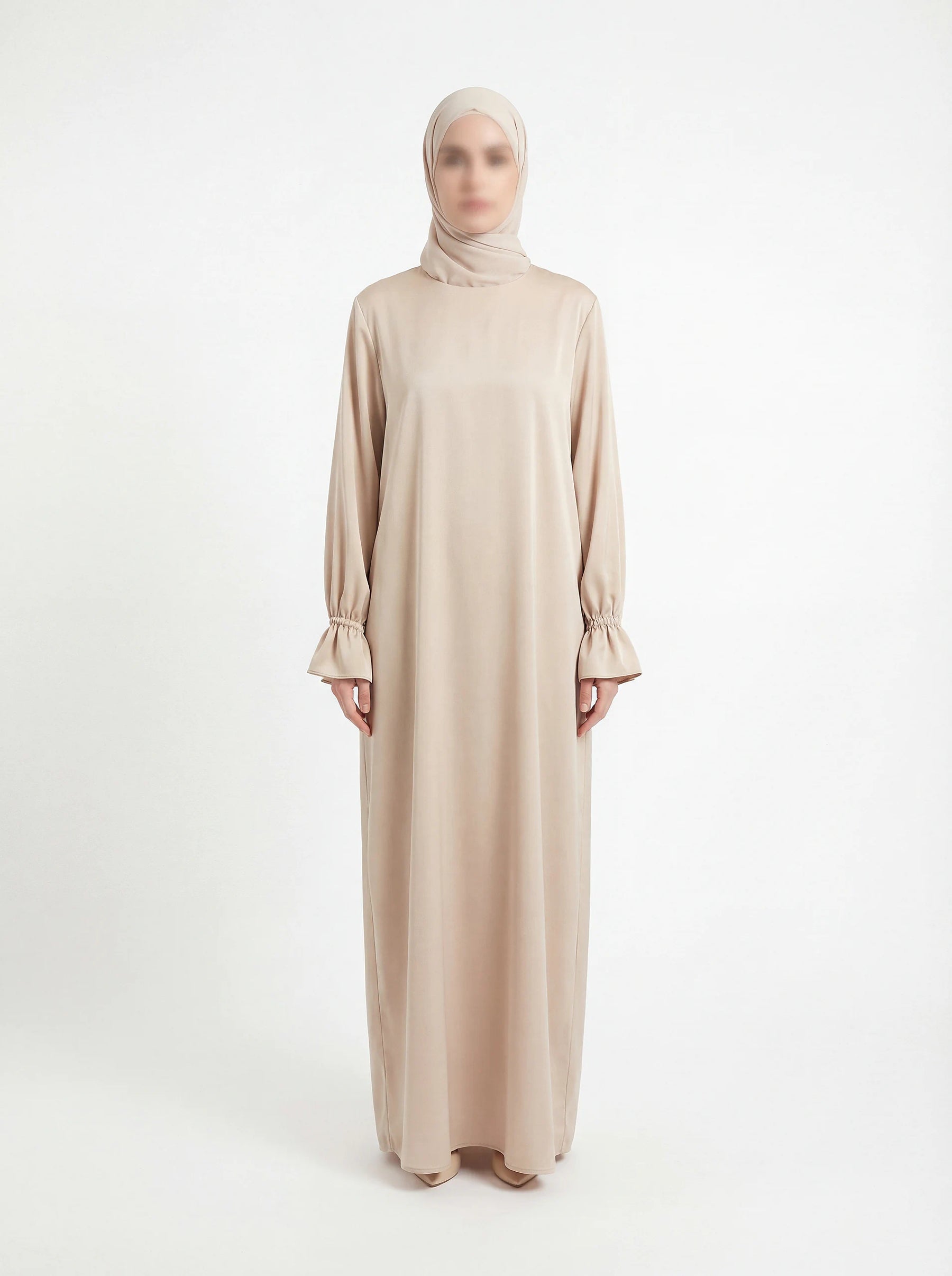 amira fashion dress abaya AMIRA MOCK NECK ABAYA SAGE