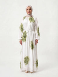 Flower-Print Kleid