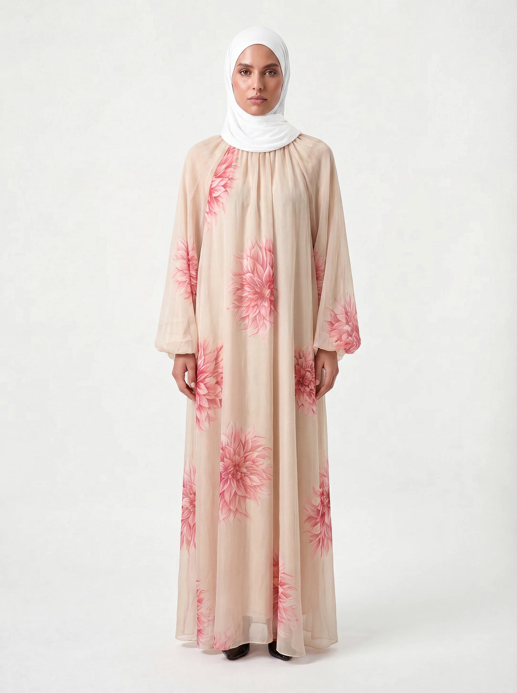 Flower-Print Kleid