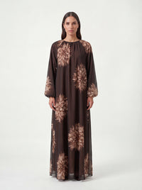Flower-Print Kleid